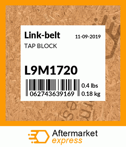 TAP BLOCK L9M1720
