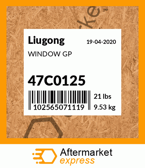WINDOW GP 47C0125