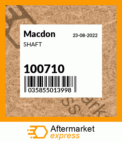 SHAFT 100710