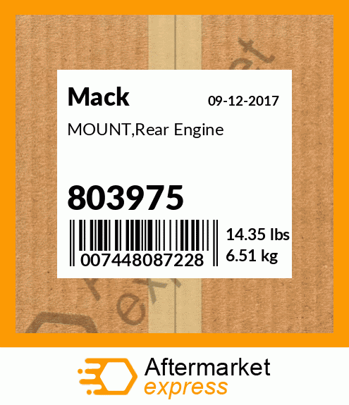 MOUNT,Rear Engine 803975
