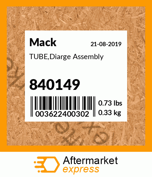 TUBE,Diarge Assembly 840149