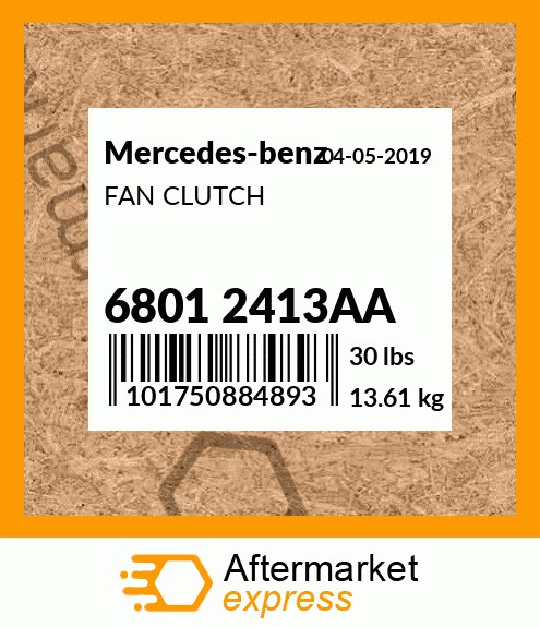 FAN CLUTCH 6801 2413AA