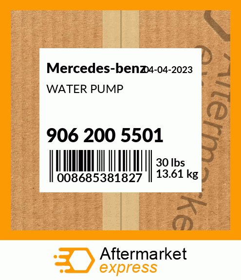 WATER PUMP 906 200 5501