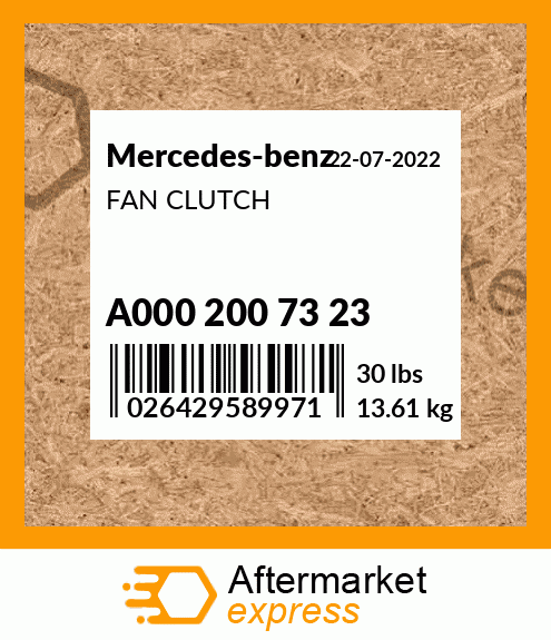 FAN CLUTCH A000 200 73 23