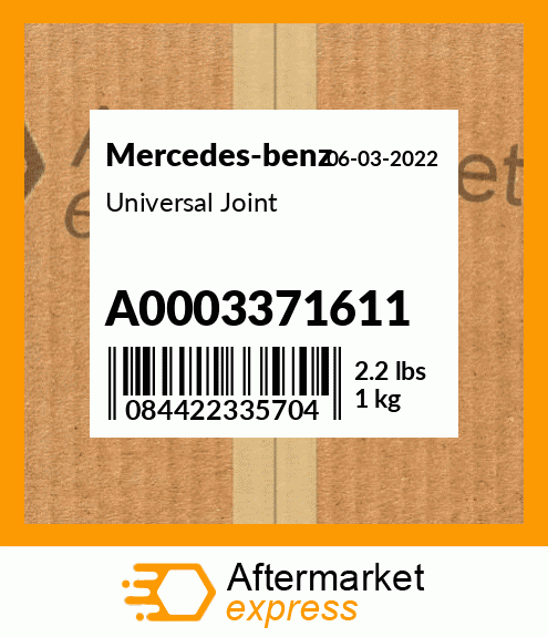 Universal Joint A0003371611