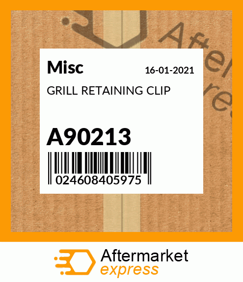 GRILL RETAINING CLIP A90213