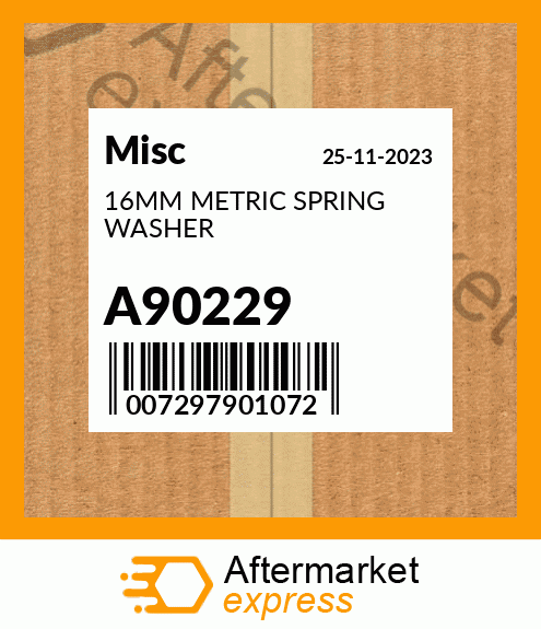 16MM METRIC SPRING WASHER A90229