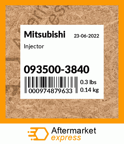 Injector 093500-3840