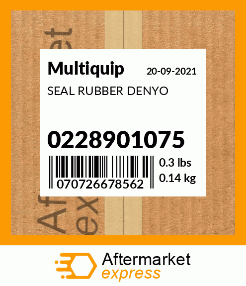 SEAL RUBBER DENYO 0228901075