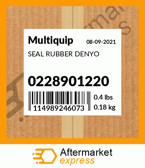 SEAL RUBBER DENYO 0228901220