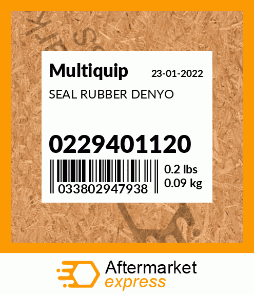 SEAL RUBBER DENYO 0229401120