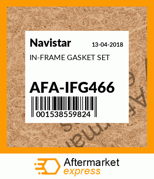 IN-FRAME GASKET SET AFA-IFG466