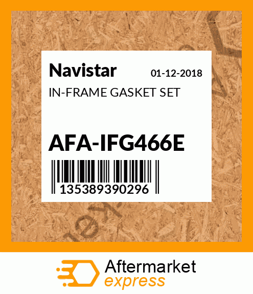 IN-FRAME GASKET SET AFA-IFG466E