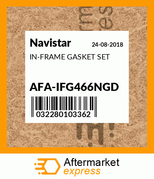 IN-FRAME GASKET SET AFA-IFG466NGD