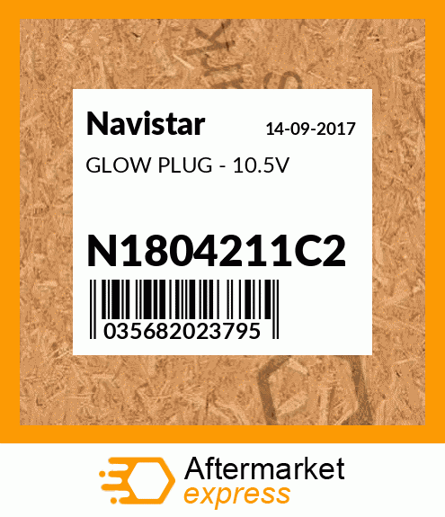 GLOW PLUG - 10.5V N1804211C2