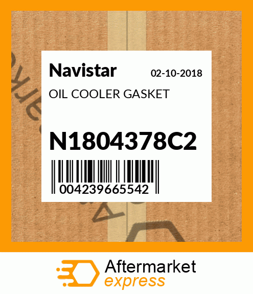 OIL COOLER GASKET N1804378C2