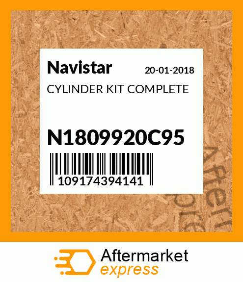 CYLINDER KIT COMPLETE N1809920C95