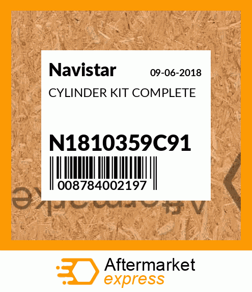 CYLINDER KIT COMPLETE N1810359C91