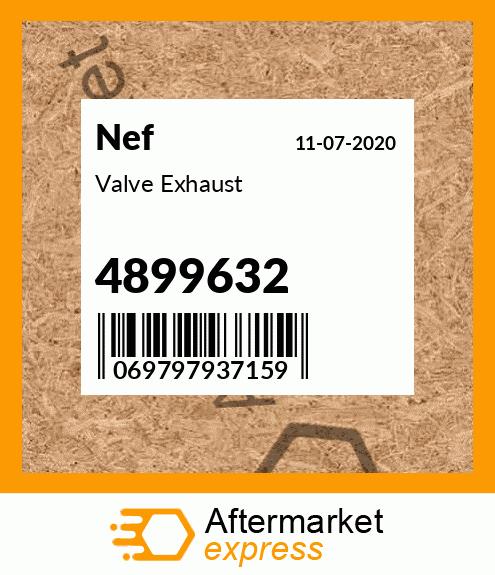 Valve Exhaust 4899632