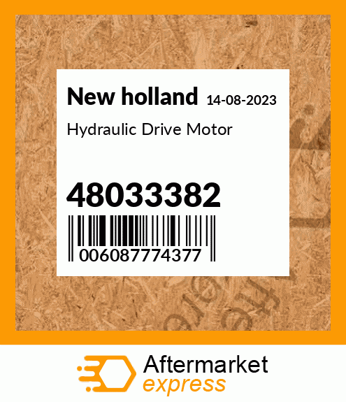 Hydraulic Drive Motor 48033382