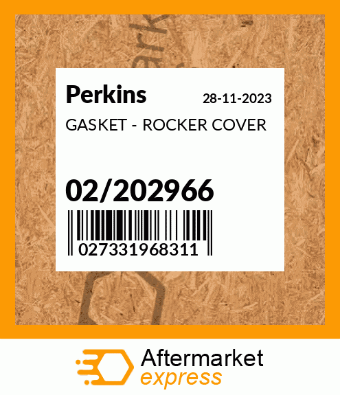 GASKET - ROCKER COVER 02/202966