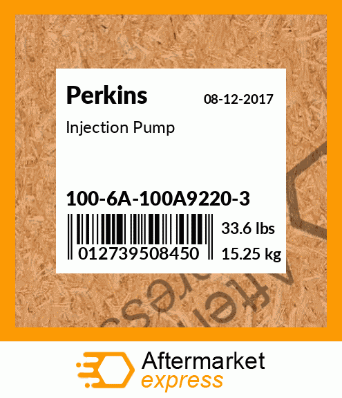 Injection Pump 100-6A-100A9220-3