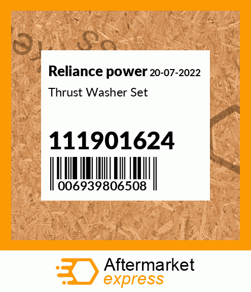 Thrust Washer Set 111901624