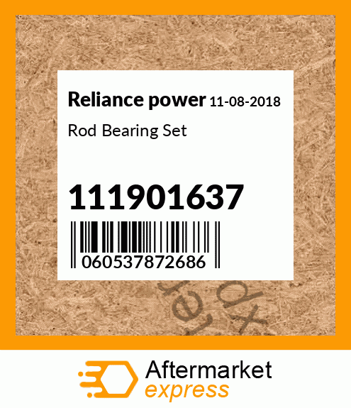 Rod Bearing Set 111901637