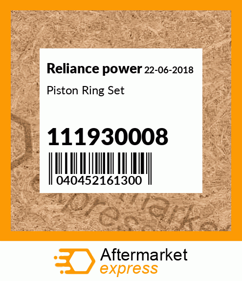 Piston Ring Set 111930008
