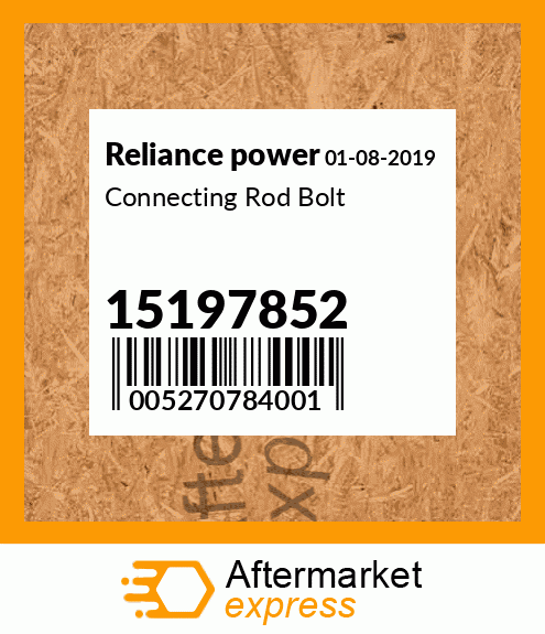 Connecting Rod Bolt 15197852