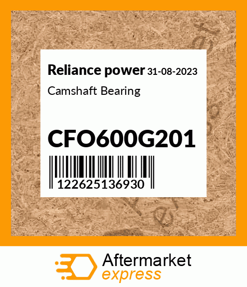 Camshaft Bearing CFO600G201