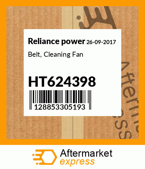 Belt, Cleaning Fan HT624398