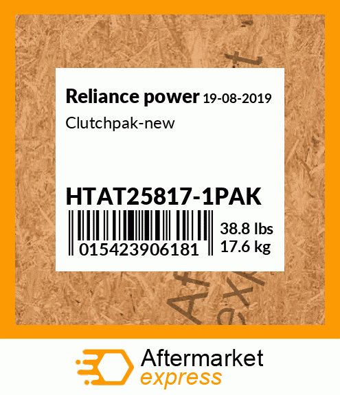 Clutchpak-new HTAT25817-1PAK