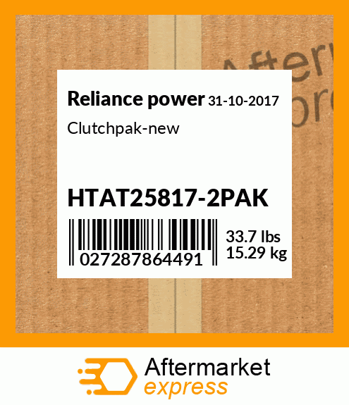 Clutchpak-new HTAT25817-2PAK