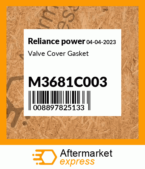 Valve Cover Gasket M3681C003