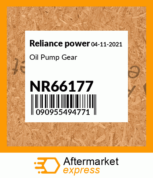 Oil Pump Gear NR66177