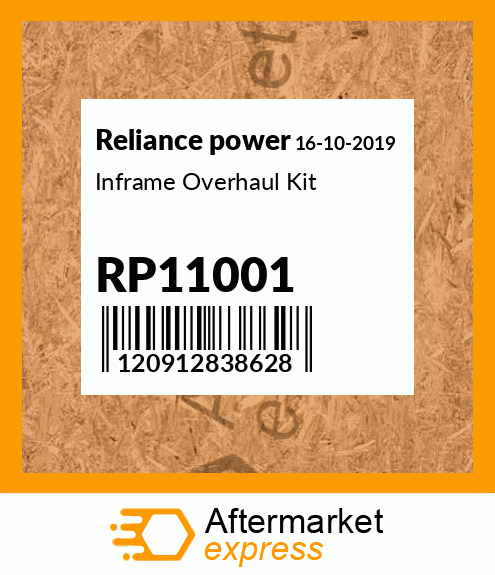 Inframe Overhaul Kit RP11001