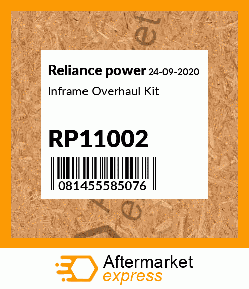 Inframe Overhaul Kit RP11002