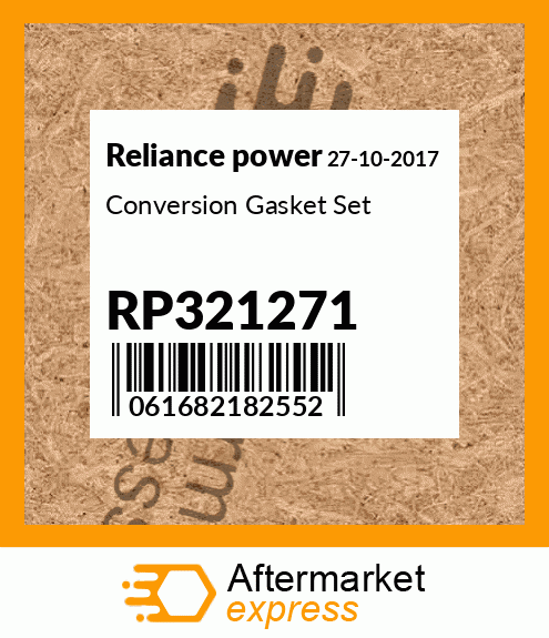 Conversion Gasket Set RP321271