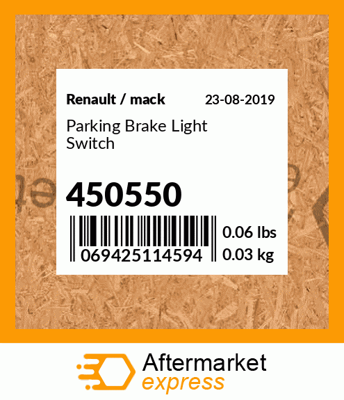 Parking Brake Light Switch 450550