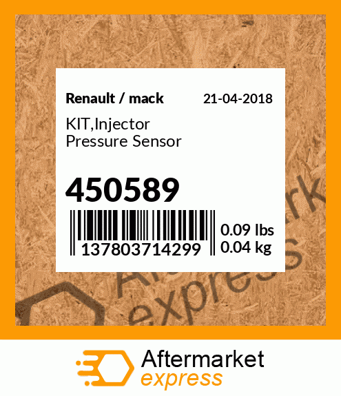 KIT,Injector Pressure Sensor 450589