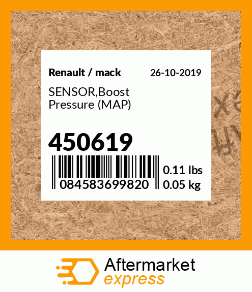 SENSOR,Boost Pressure (MAP) 450619