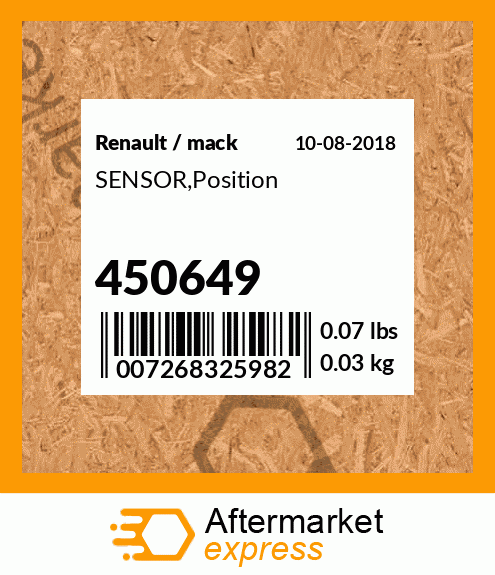 SENSOR,Position 450649