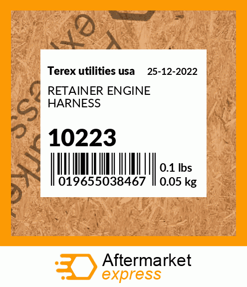RETAINER ENGINE HARNESS 10223