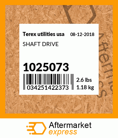 SHAFT DRIVE 1025073