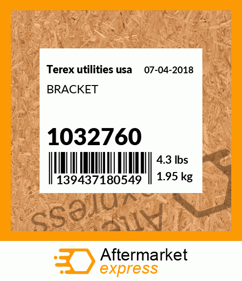 BRACKET 1032760