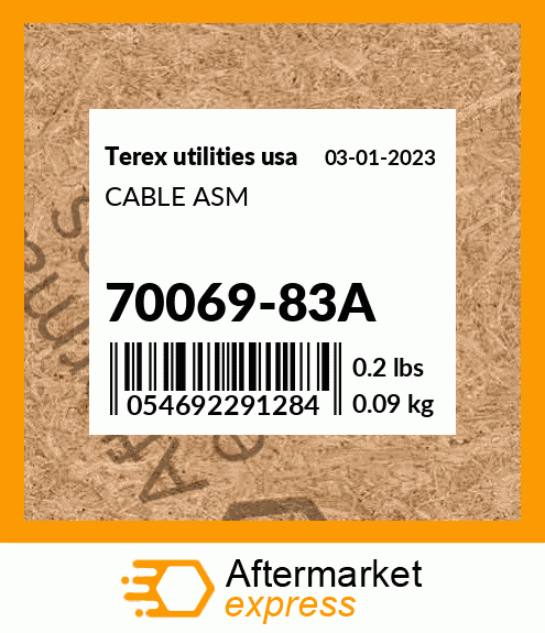 CABLE ASM 70069-83A