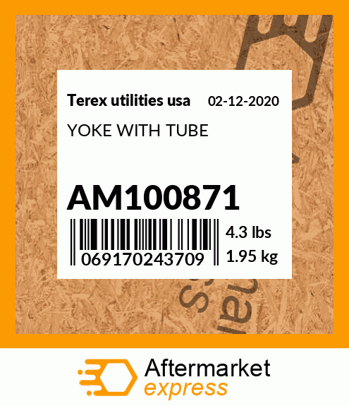 YOKE WITH TUBE AM100871
