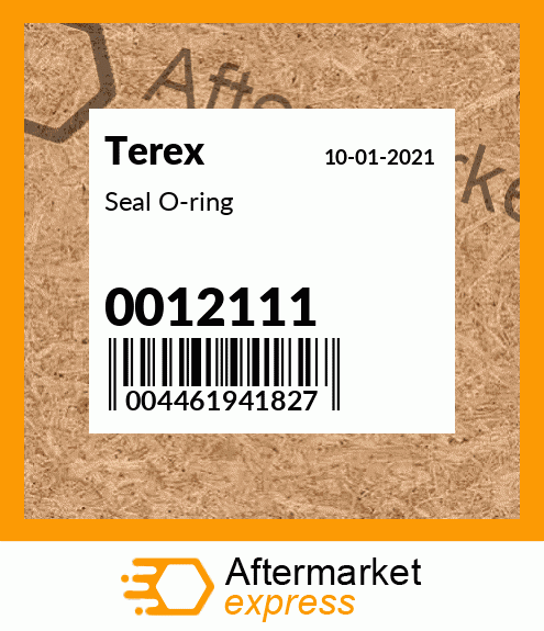 Seal O-ring 0012111