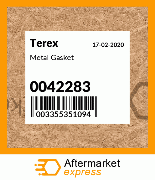 Metal Gasket 0042283